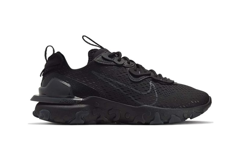 Nike React Vision "Fossil" and "Triple Black" cd4373-004 ci7523-200 Sneaker News Release Dates HYPEBEAST Swoosh React Foam 