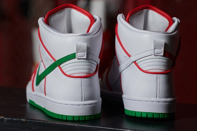 nike sb dunk high paul rodriguez p rod white red green boxing mexico mexican CT6680 100 release date info photos price