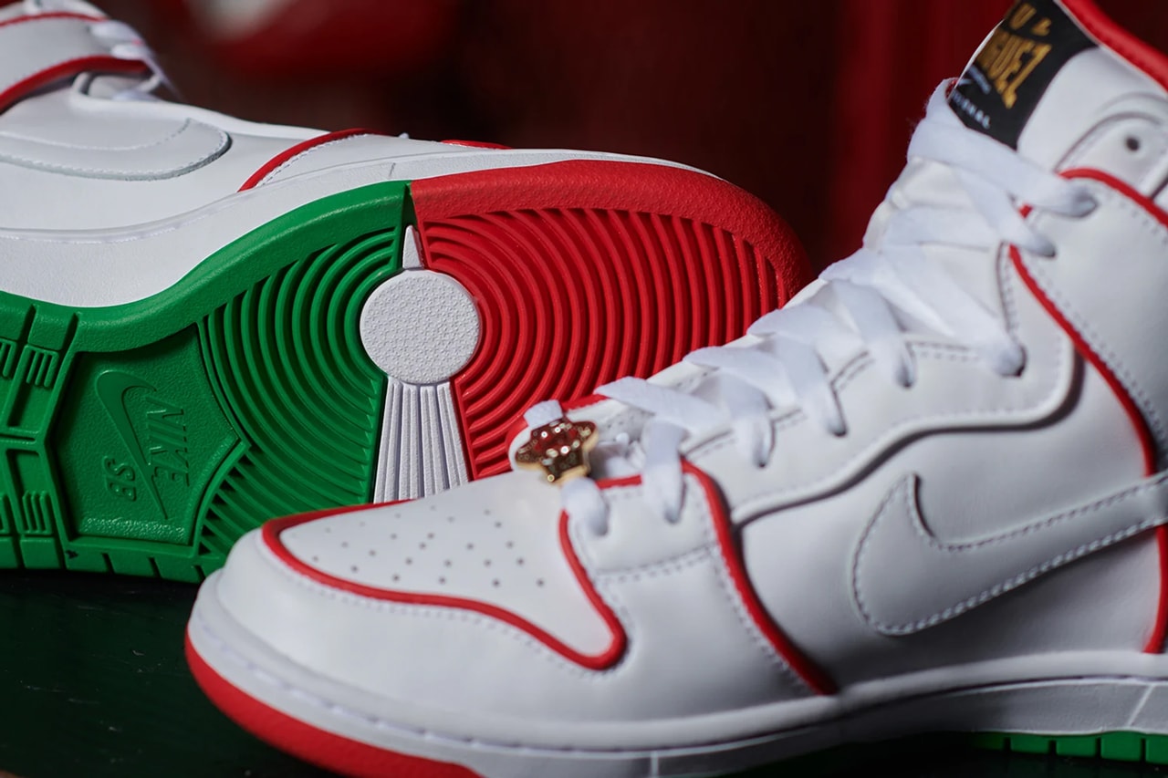 nike sb dunk high paul rodriguez p rod white red green boxing mexico mexican CT6680 100 release date info photos price