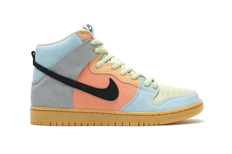 Nike SB Dunk High Pro "Easter Spectrum" Release Information Closer Look First Announcement Skateboarding Kicks Global Drop Footwear Colorful QS Suede Limited Edition