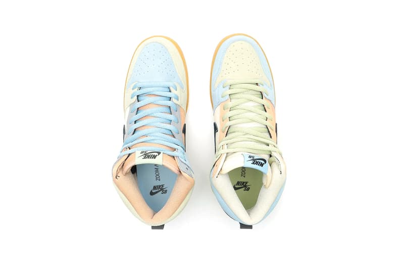 Nike SB Dunk High Pro "Easter Spectrum" Release Information Closer Look First Announcement Skateboarding Kicks Global Drop Footwear Colorful QS Suede Limited Edition