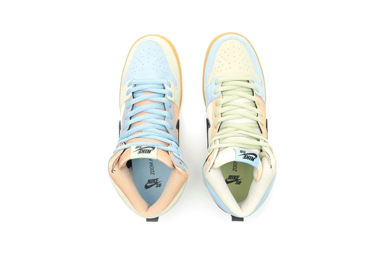 Nike SB Dunk High Pro "Easter Spectrum" Release Information Closer Look First Announcement Skateboarding Kicks Global Drop Footwear Colorful QS Suede Limited Edition