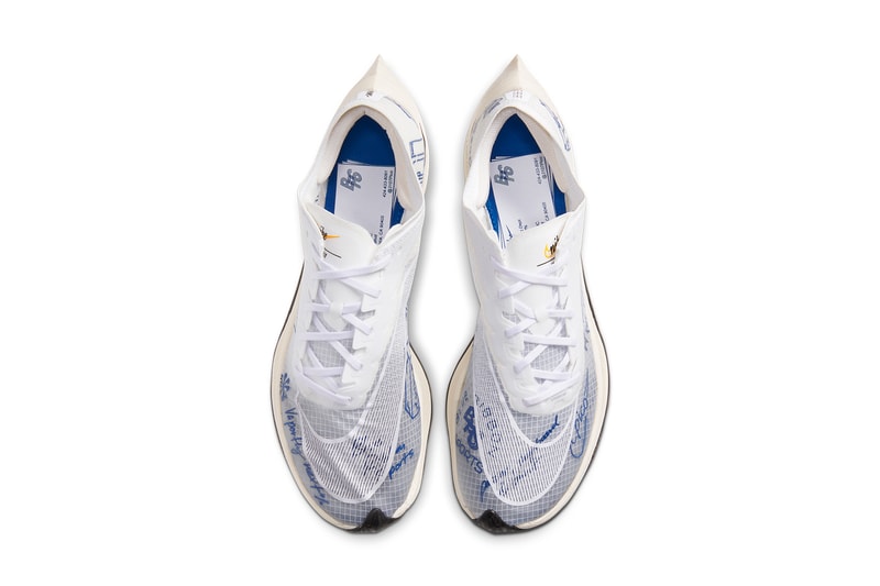 nike zoomx vaporfly next percent blue ribbon sports brs white team royal orange peel CU4844 100 release date info photos price 