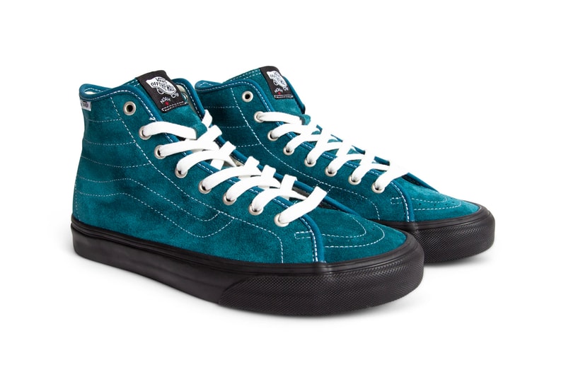 NOAH Vans Sk8 Hi Decon Petrol tobacco hi top sneakers runner skateboard shoes skate kicks footwear runners trainers suede leather Brendon Babenzien waffle sole exclusive