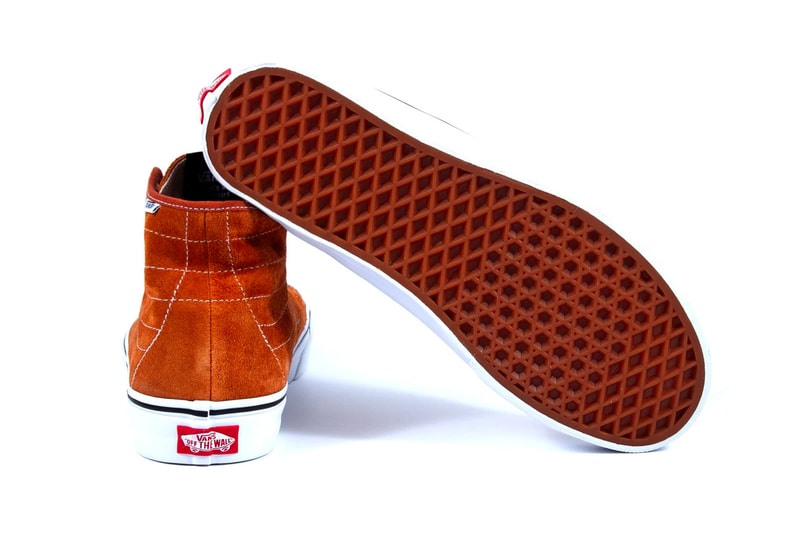 NOAH Vans Sk8 Hi Decon Petrol tobacco hi top sneakers runner skateboard shoes skate kicks footwear runners trainers suede leather Brendon Babenzien waffle sole exclusive