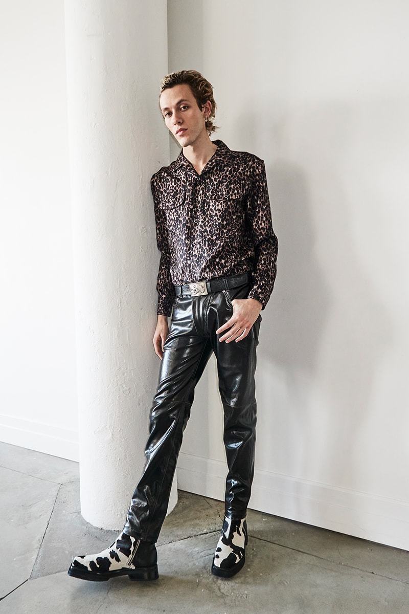 NOMENKLATURA STUDIO Fall Winter 2020 Collection Lookbook Alexandre Plokhov Salvador Dali pet ocelot Babou