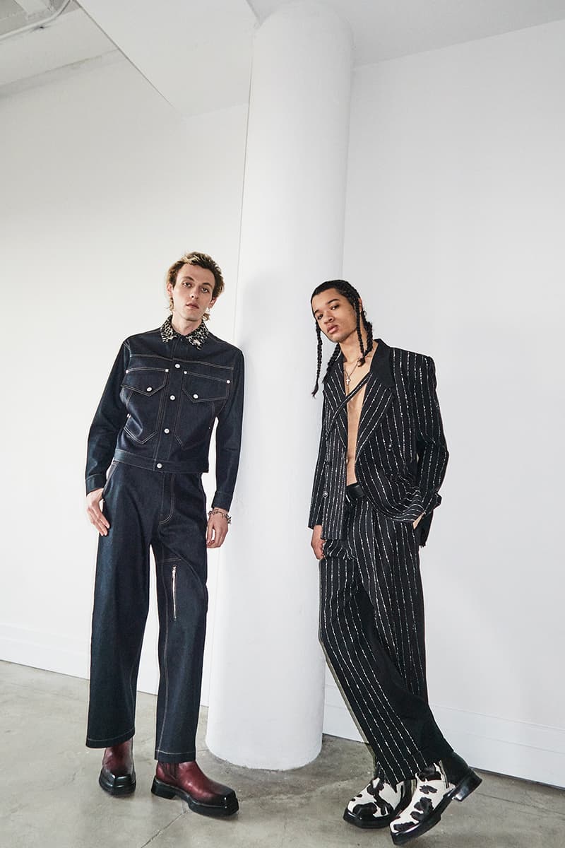 NOMENKLATURA STUDIO Fall Winter 2020 Collection Lookbook Alexandre Plokhov Salvador Dali pet ocelot Babou