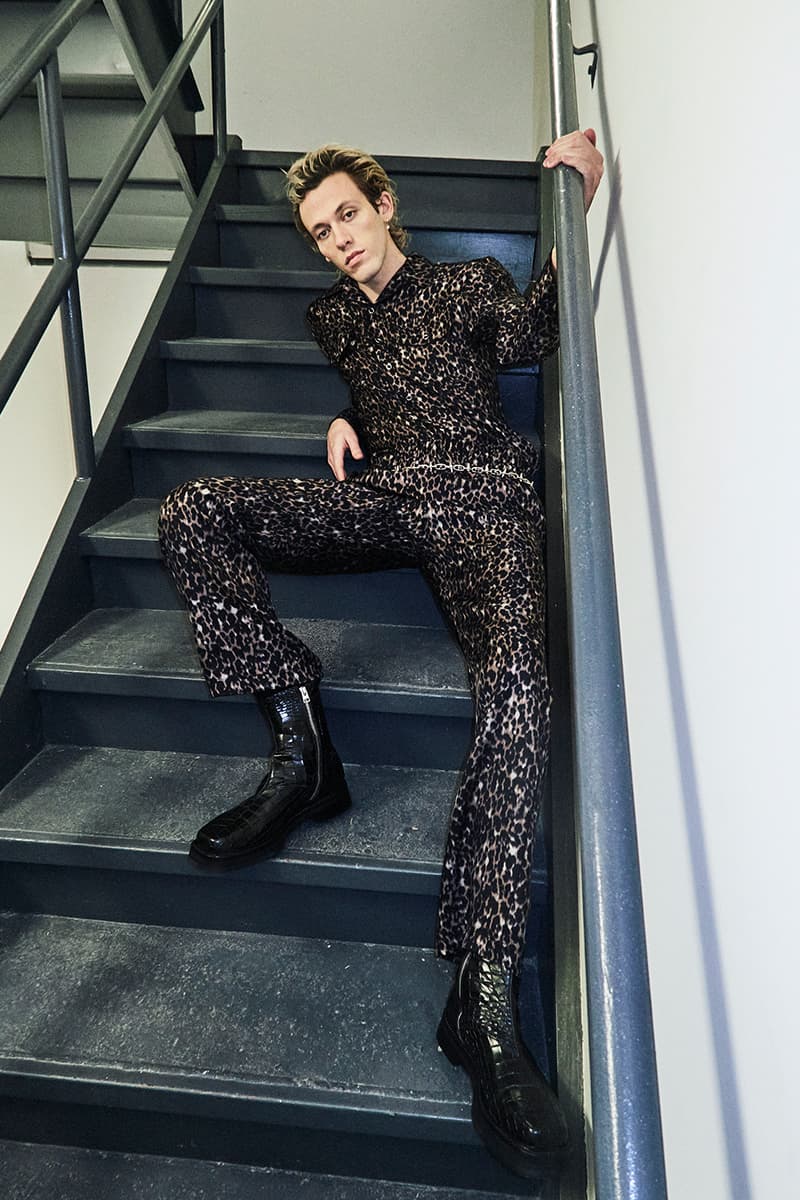 NOMENKLATURA STUDIO Fall Winter 2020 Collection Lookbook Alexandre Plokhov Salvador Dali pet ocelot Babou