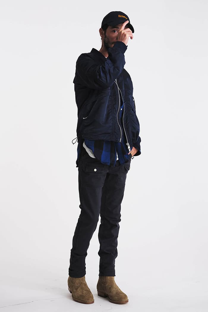 nonnative Spring Summer 2020 Lookbook gore tex technical mininmal monochromatic Japanese designer dessert boots checkers parka liner jacket coat collection blazer button up