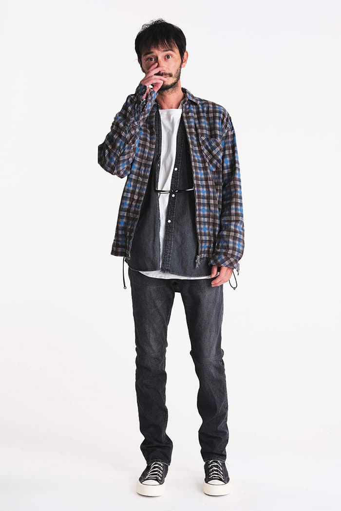 nonnative Spring Summer 2020 Lookbook gore tex technical mininmal monochromatic Japanese designer dessert boots checkers parka liner jacket coat collection blazer button up