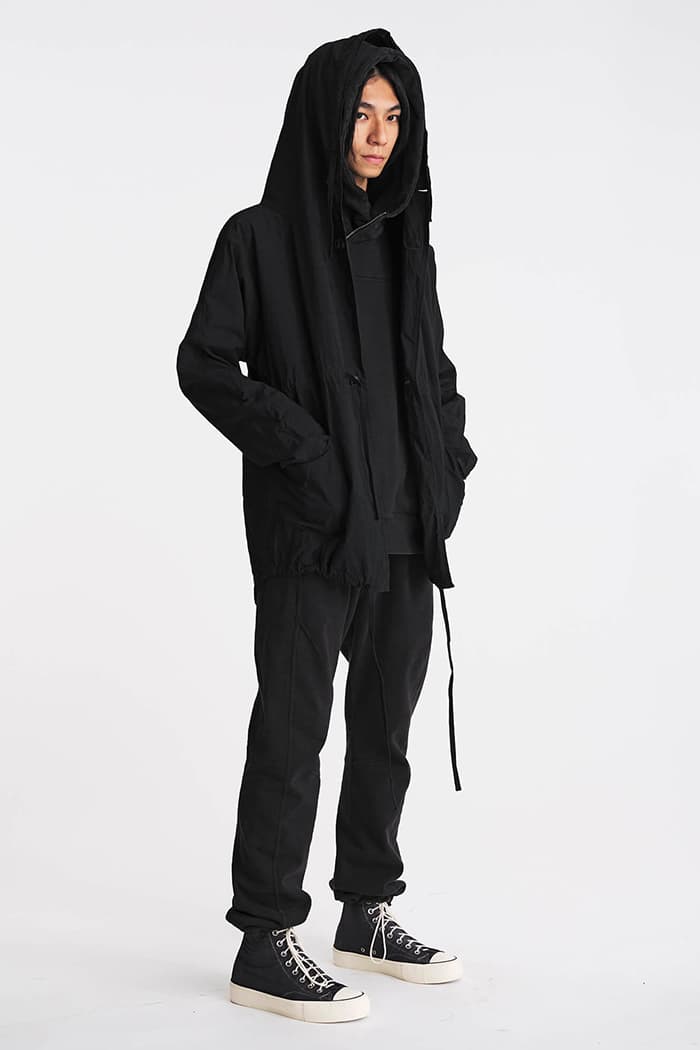 nonnative Spring Summer 2020 Lookbook gore tex technical mininmal monochromatic Japanese designer dessert boots checkers parka liner jacket coat collection blazer button up