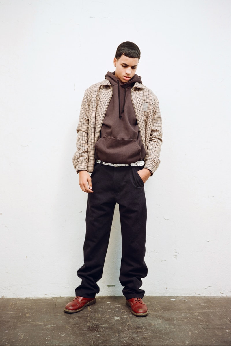 Noon Goons Fall/Winter 2020 Runway Collection Paris Fashion Week Hoodies Jackets Track Suits Blazers Shirts Knits Hearts Denim Plaid Flowers Sheer Stripes