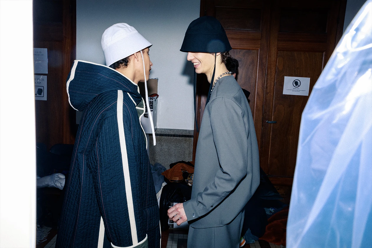 2020年秋冬コレクションのバックステージに潜入 OAMC FW20 Paris Fashion Week Runway Show Backstage collection luke meier bts look behind the scenes menswear pfw oamc adidas