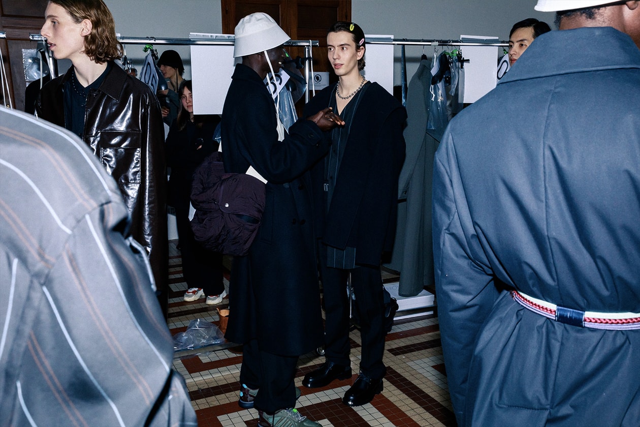 2020年秋冬コレクションのバックステージに潜入 OAMC FW20 Paris Fashion Week Runway Show Backstage collection luke meier bts look behind the scenes menswear pfw oamc adidas