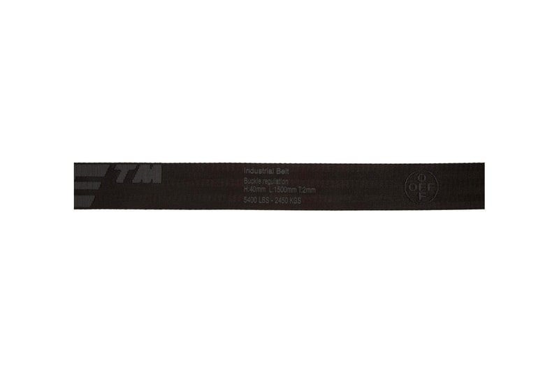 Off White Black 2.0 Industrial Belt Release Info Buy Price Virgil Abloh black Purple Gradient 