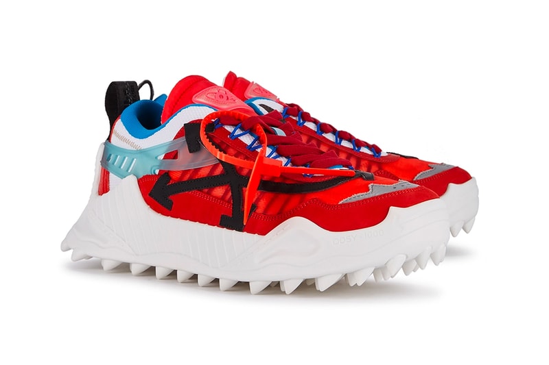 Off White ODSY 1000 Sneaker Red White black virgil abloh chinese new year lunar holiday sneakers shoes footwear kicks trainers runners kicks spring summer 2020 designer 786931