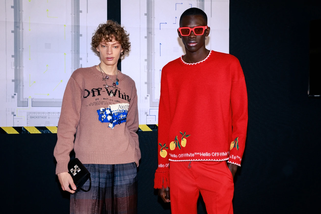 オフホワイト Off-White™️ が2020年秋冬メンズコレクションを発表 Off-White™ Fall/Winter 2020 Menswear Runway Collection show presentation paris fashion week fw20 virgil abloh jordan 5 collaboration pfw tornado warning