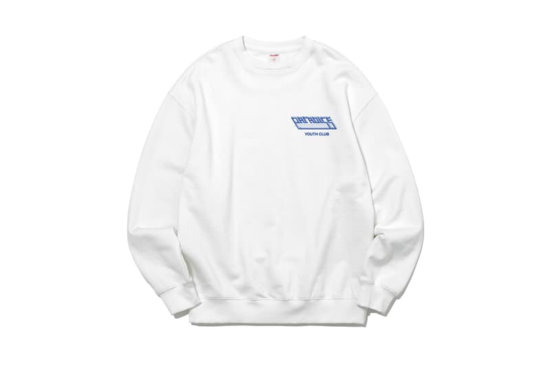 Paradise Youth Club ESTNATION Exclusive Drop Crewnecks Hoodies Black White Gray Red Blue