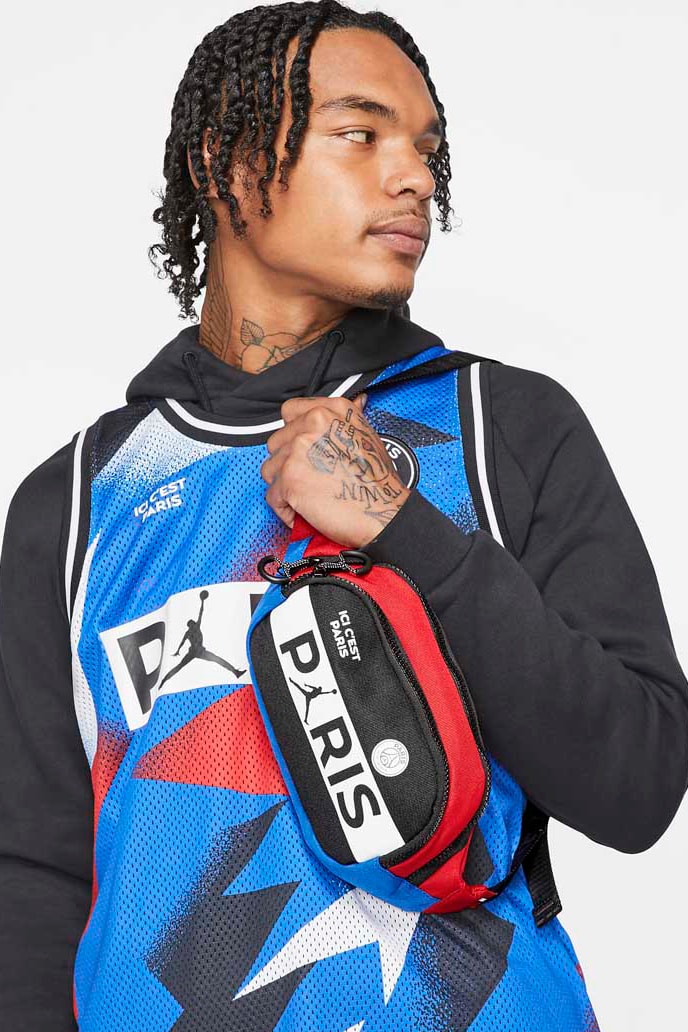 Paris Saint-Germain x Jordan Brand SS20 Capsule full looks collection psg football soccer collaborations red white blue football shoes sneakers nike