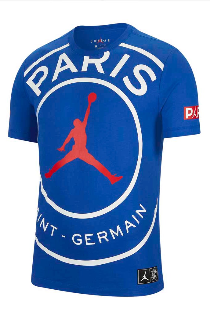 Paris Saint-Germain x Jordan Brand SS20 Capsule full looks collection psg football soccer collaborations red white blue football shoes sneakers nike