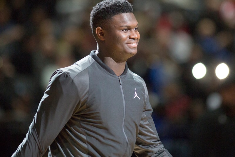 Zion Williamson Teases PSG x Jordan Brand SS20 paris saint germain spring summer 2020 football soccer basketball track suit