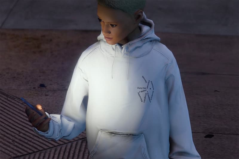Party Chat "Work Force" Capsule Collection PC Corp Virtual Manifesto 2020 -- 2030 'Grand Theft Auto' Hack Character AI Voice Over Digital Lookbook Films