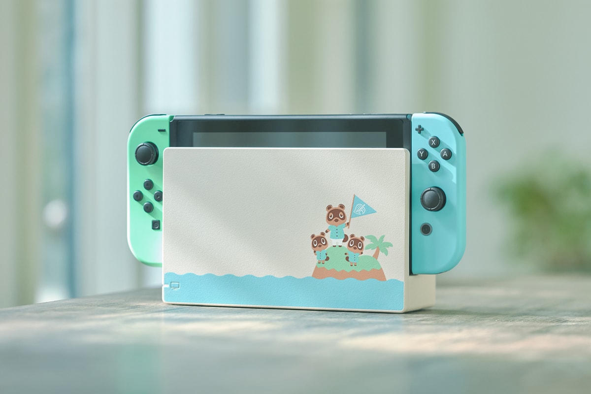 Nintendo Switch Pastel Animal Crossing New Horizons March