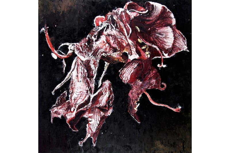 Philippe Cognée's Raw Wax Paintings Subvert Traditional Representations of Flowers