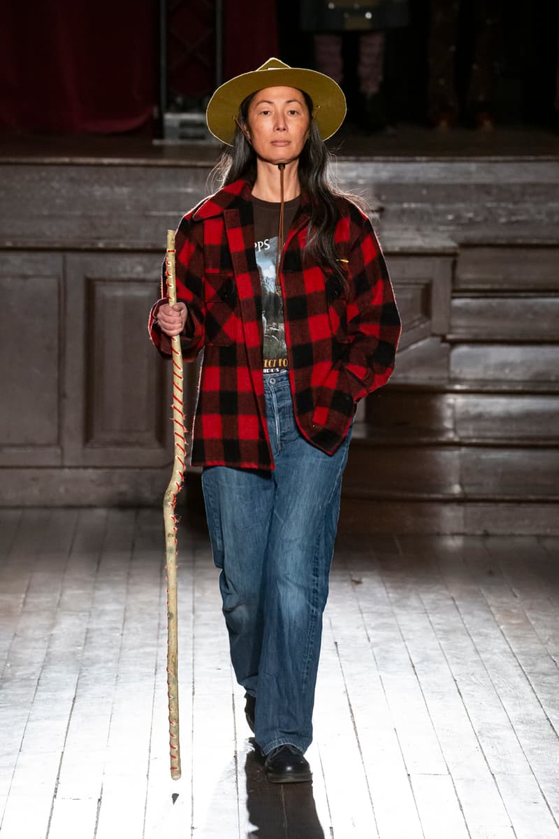 PHIPPS Fall/Winter 2020 Collection Smokey Bear Paris Fashion Week Runway Show Smocked Shirts Fleece Crewnecks Jackets Denim Blazers Trousers Hoodies Knitwear Plaid