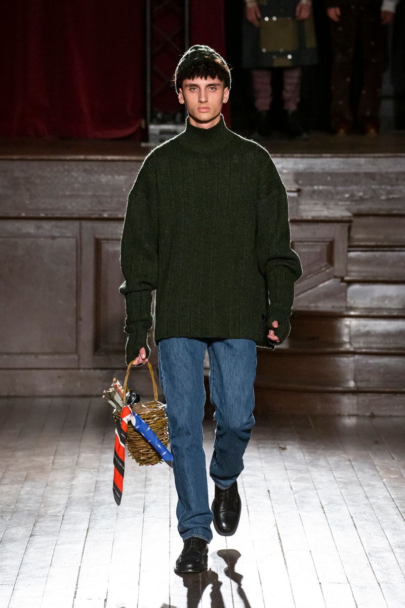 PHIPPS Fall/Winter 2020 Collection Smokey Bear Paris Fashion Week Runway Show Smocked Shirts Fleece Crewnecks Jackets Denim Blazers Trousers Hoodies Knitwear Plaid