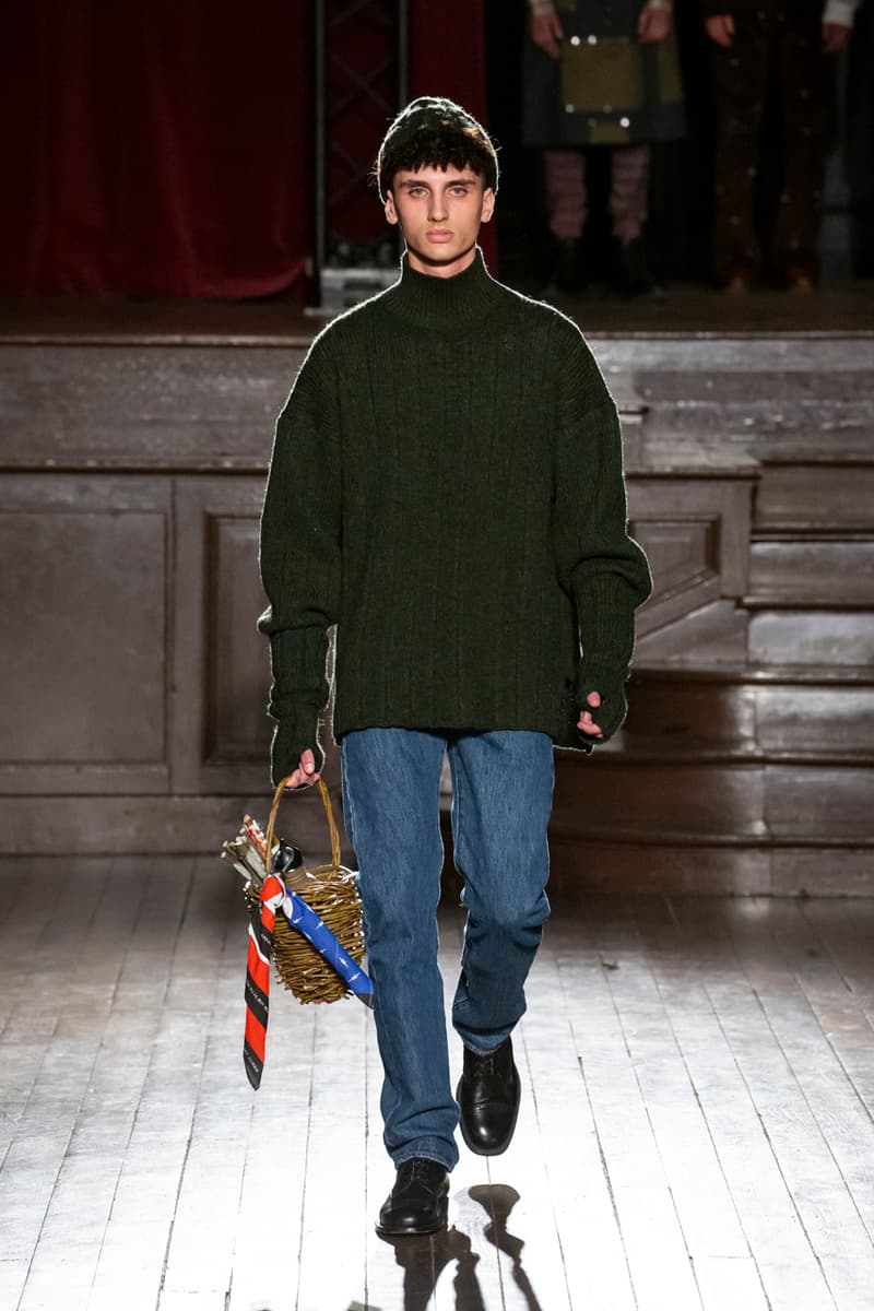 PHIPPS Fall/Winter 2020 Collection Smokey Bear Paris Fashion Week Runway Show Smocked Shirts Fleece Crewnecks Jackets Denim Blazers Trousers Hoodies Knitwear Plaid