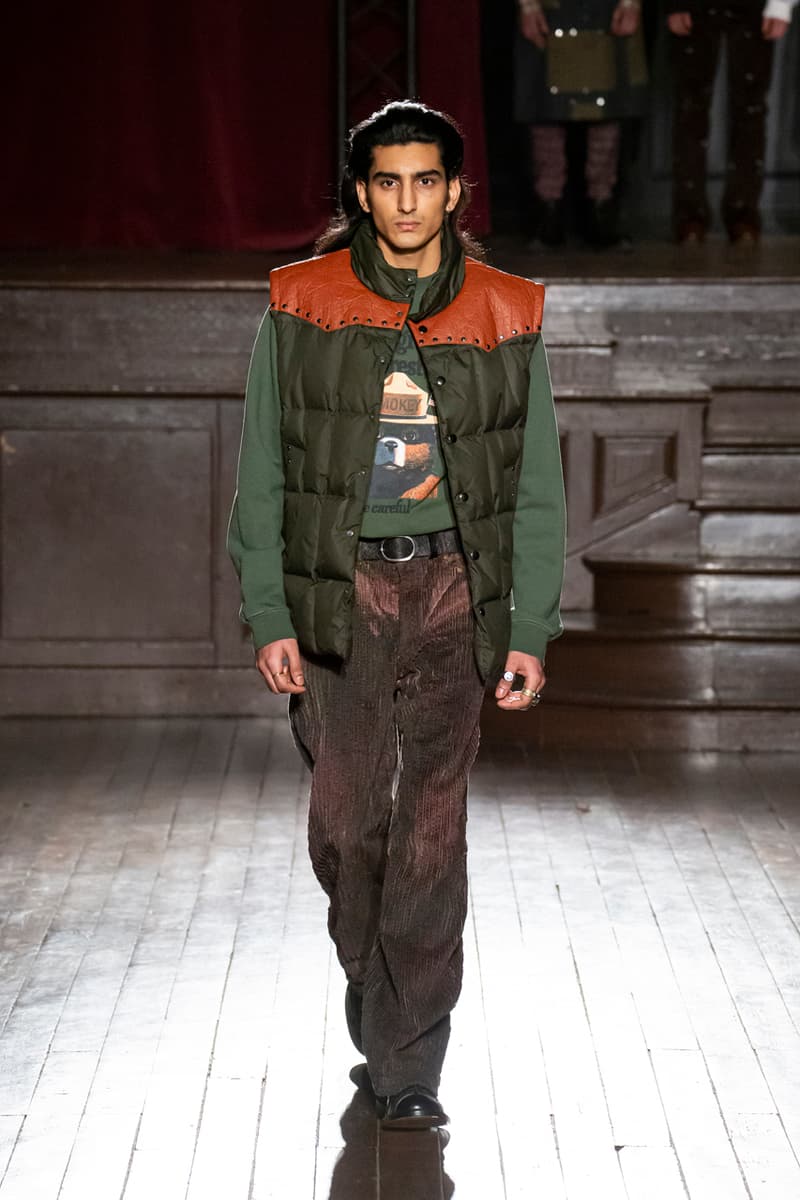 PHIPPS Fall/Winter 2020 Collection Smokey Bear Paris Fashion Week Runway Show Smocked Shirts Fleece Crewnecks Jackets Denim Blazers Trousers Hoodies Knitwear Plaid