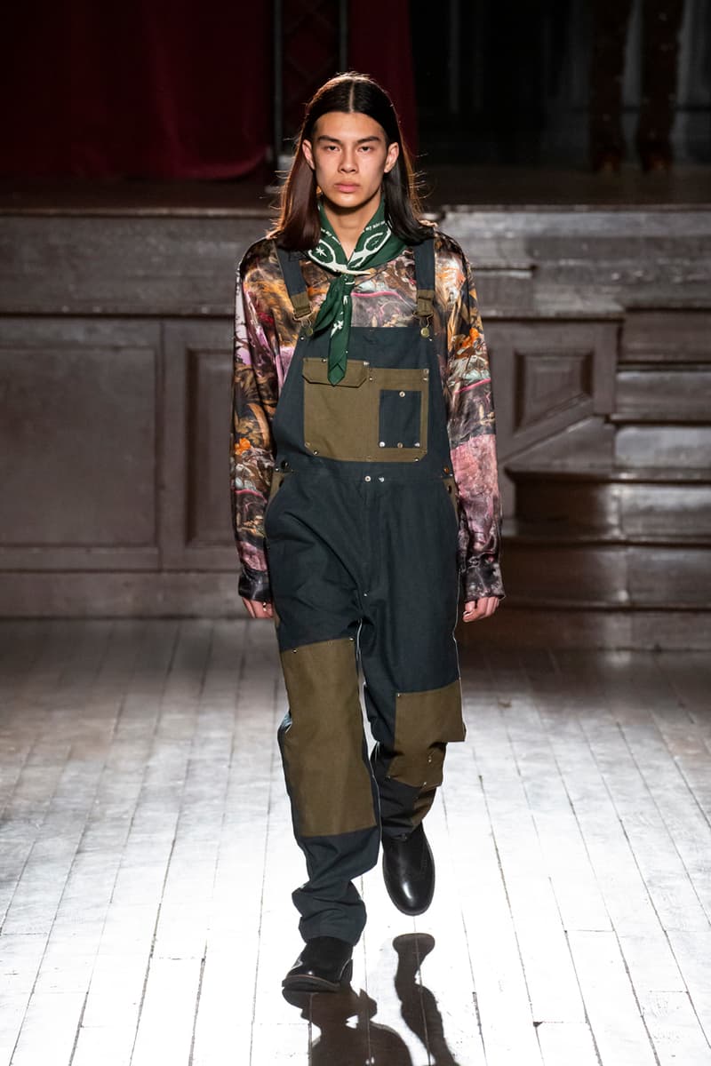 PHIPPS Fall/Winter 2020 Collection Smokey Bear Paris Fashion Week Runway Show Smocked Shirts Fleece Crewnecks Jackets Denim Blazers Trousers Hoodies Knitwear Plaid