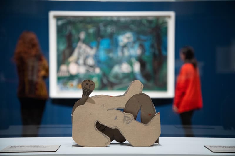 Royal Academy of Arts "Picasso and Paper" Exhibit 'Guernica' 'Femmes à leur toilette' Sketchbooks Studies Collage Paper Paintings Sculpture Drawings