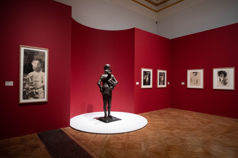 Royal Academy of Arts "Picasso and Paper" Exhibit 'Guernica' 'Femmes à leur toilette' Sketchbooks Studies Collage Paper Paintings Sculpture Drawings