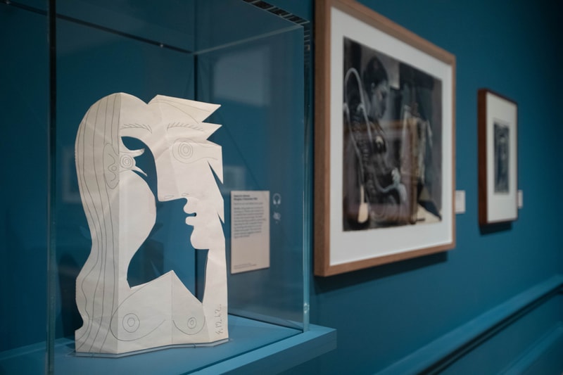Royal Academy of Arts "Picasso and Paper" Exhibit 'Guernica' 'Femmes à leur toilette' Sketchbooks Studies Collage Paper Paintings Sculpture Drawings