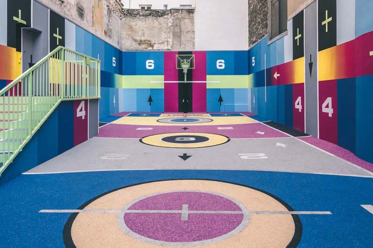 Pigalle and Nike Debut Vibrant New Parisian Basketball Court