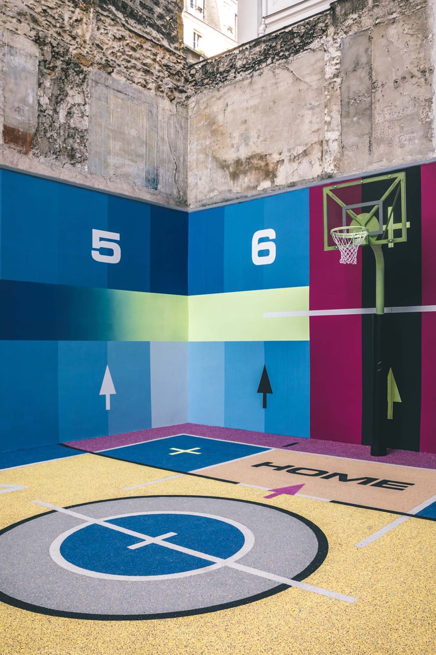 pigalle nike grind basketball court paris recycled sneakers pastel colors launch january 2020 stephane ashpool
