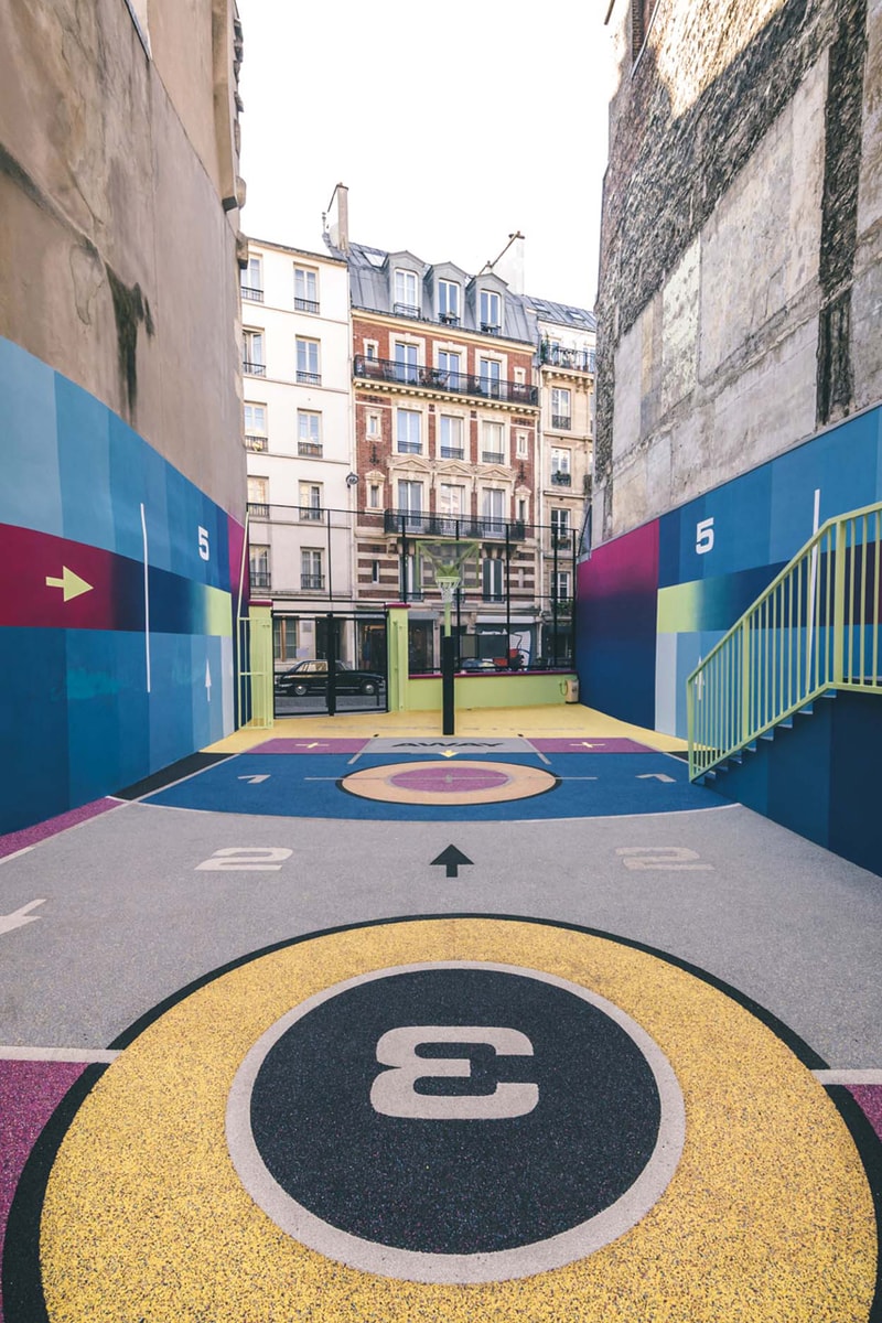 pigalle nike grind basketball court paris recycled sneakers pastel colors launch january 2020 stephane ashpool
