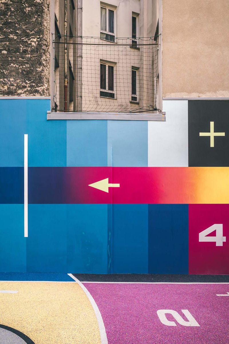 pigalle nike grind basketball court paris recycled sneakers pastel colors launch january 2020 stephane ashpool