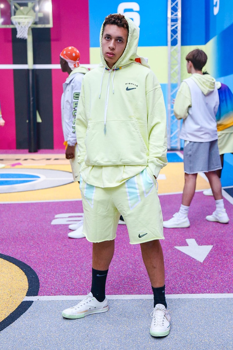Pigalle Paris Fashion Week Men's Fall/Winter 2020 Collection Runway Presentation Collection Nike Court Borough High Collaboration Footwear Stéphane Ashpool Looks Report
