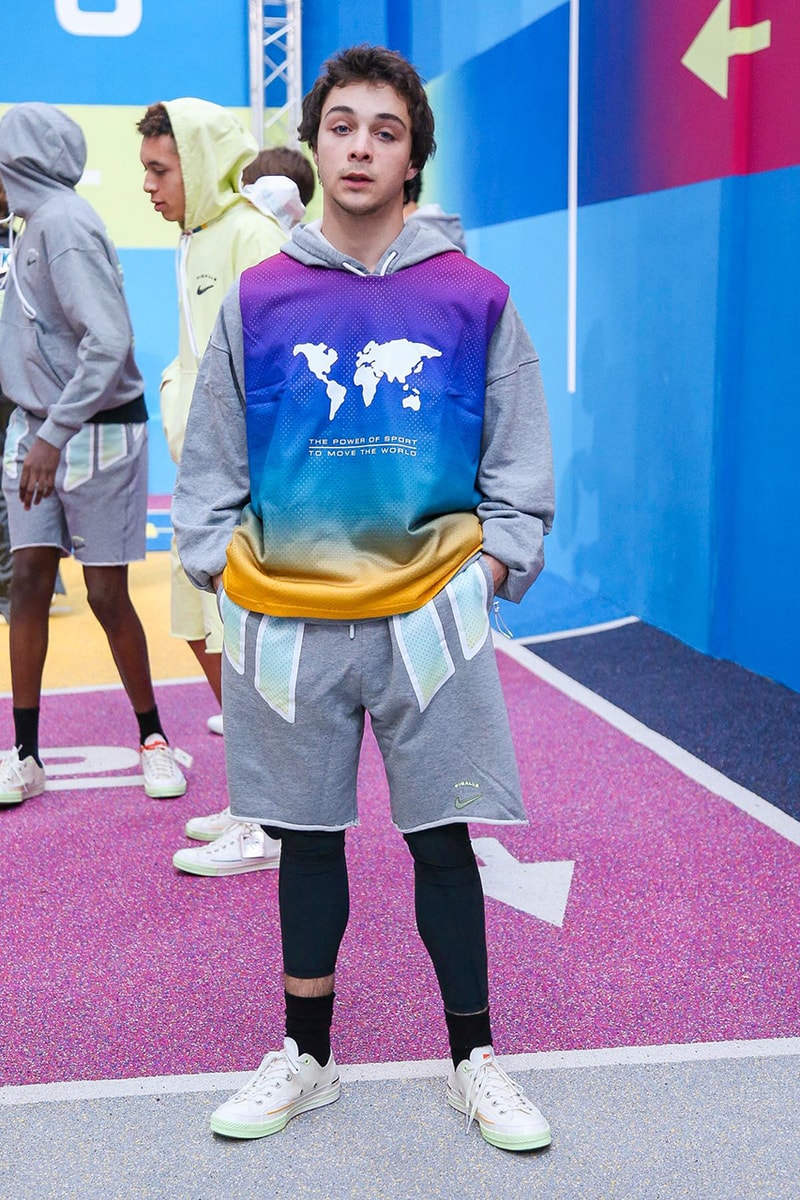 Pigalle Paris Fashion Week Men's Fall/Winter 2020 Collection Runway Presentation Collection Nike Court Borough High Collaboration Footwear Stéphane Ashpool Looks Report