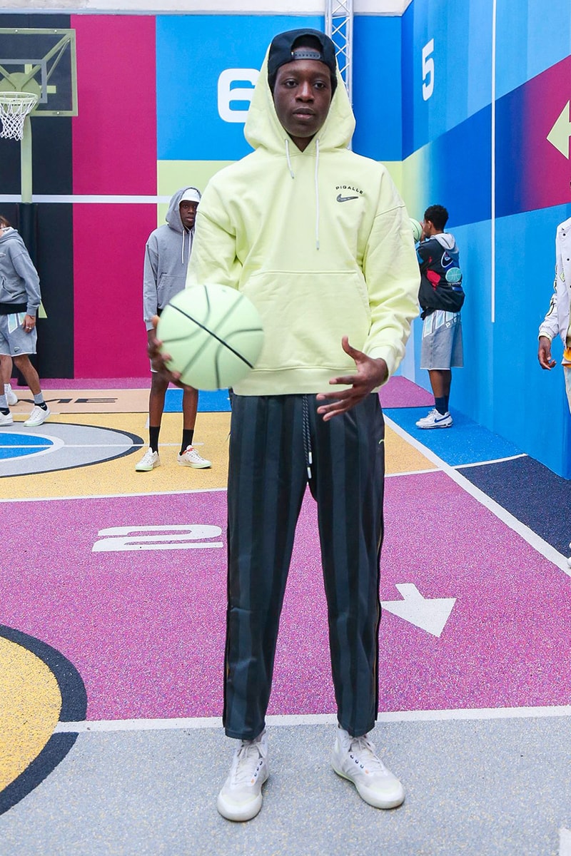 Pigalle Paris Fashion Week Men's Fall/Winter 2020 Collection Runway Presentation Collection Nike Court Borough High Collaboration Footwear Stéphane Ashpool Looks Report