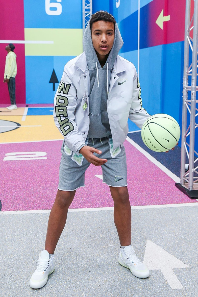 Pigalle Paris Fashion Week Men's Fall/Winter 2020 Collection Runway Presentation Collection Nike Court Borough High Collaboration Footwear Stéphane Ashpool Looks Report