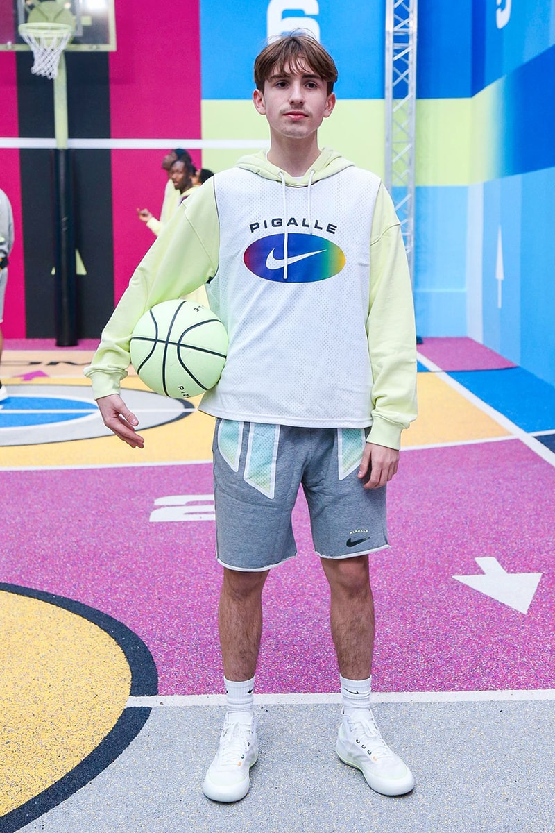 Pigalle Paris Fashion Week Men's Fall/Winter 2020 Collection Runway Presentation Collection Nike Court Borough High Collaboration Footwear Stéphane Ashpool Looks Report
