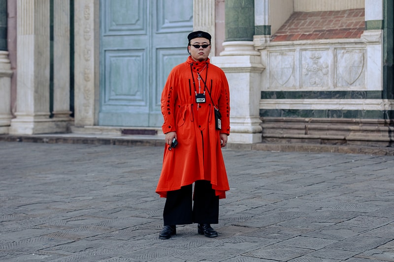 Pitti Uomo 97 Street Style Shots Fashion Week Images Designer Goods Italian Clothing Menswear Shows bottega veneta nike air force 1 G-Dragon peaceminusone calvin klein 205w39nyc boots prada burberry louis vuitton jil sander 