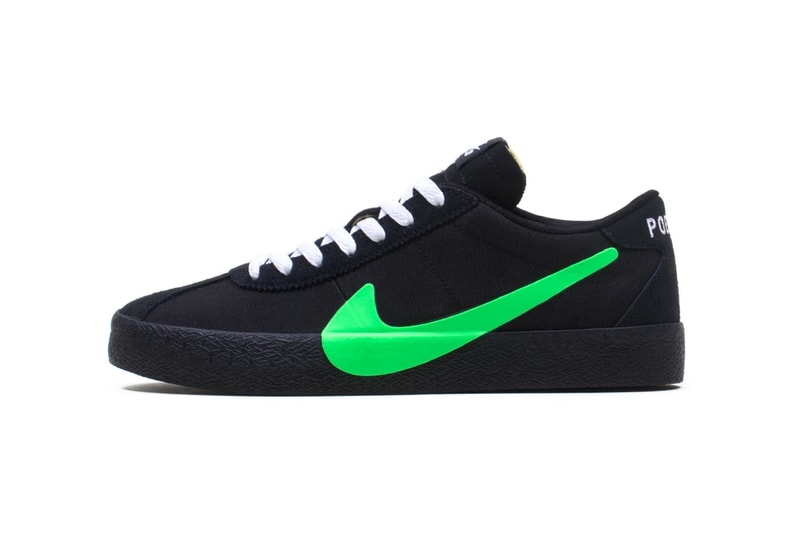 poets nike sb bruin Gino Iannucci black white neon green cu3211 001 