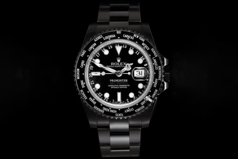 pro hunter custom rolex gmt master II 2 timepiece watches accessories multiple timezone Release Info