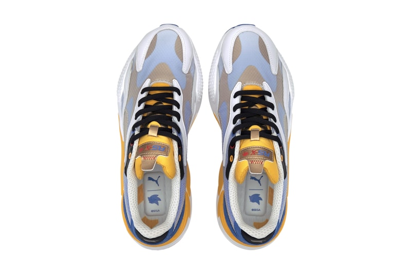 puma rs x3 sonic the hedgehog puma white goldenrod 373427 01 release date info photos price