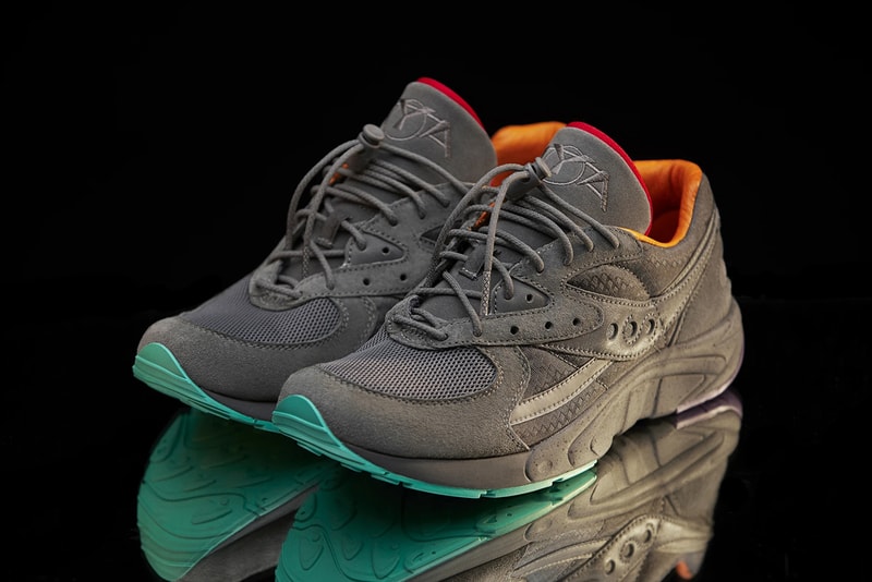 raised by wolves saucony aya asphalt jungle stash pocket chad muska grey purple orange red green release date info photos price